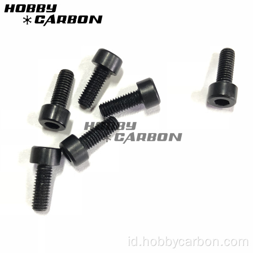 Aluminium 7075 Socket Cap Head Sekrup Anodized Ungu